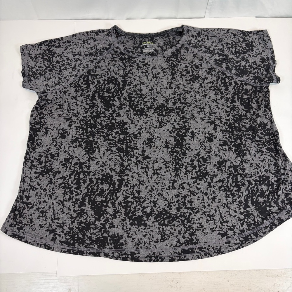 tek gear Black & Gray Speckled Short Sleeve Tee